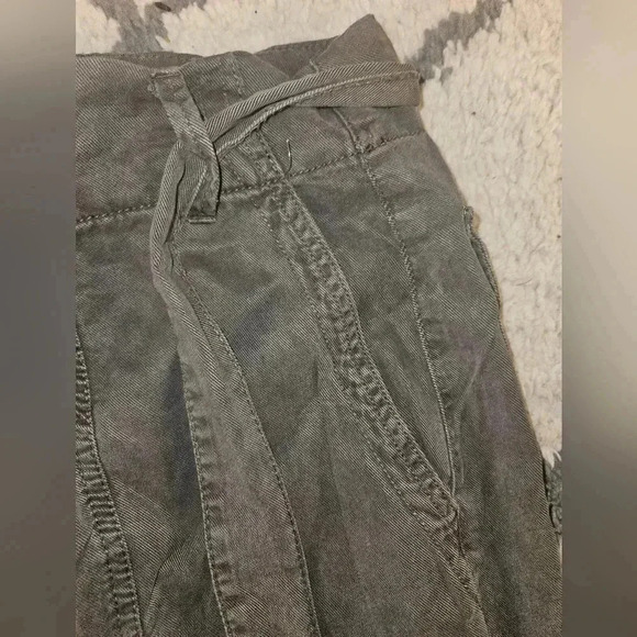 Zara linen blend harem style cargo pant size small - Picture 4 of 6